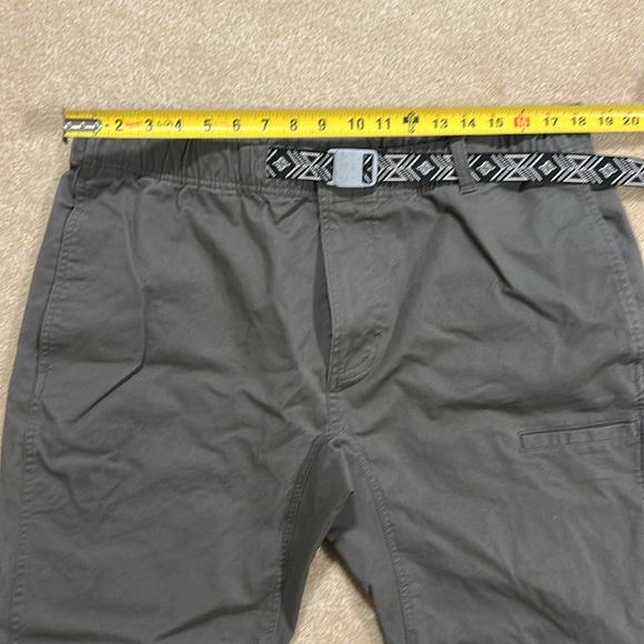 NWT Men's Kavu Hit The Road Stretch Twill Belted Pant, Dusty Sage, size XL - Picture 11 of 11